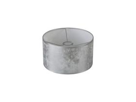 D0587  Sigma Cylinder 30cm Shade Silver Leaf, White